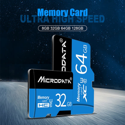 MICRODATA 128GB U3 Blue and Black TF(Micro SD) Memory Card - Micro SD Card by MiCRODATA | Online Shopping South Africa | PMC Jewellery | Buy Now Pay Later Mobicred