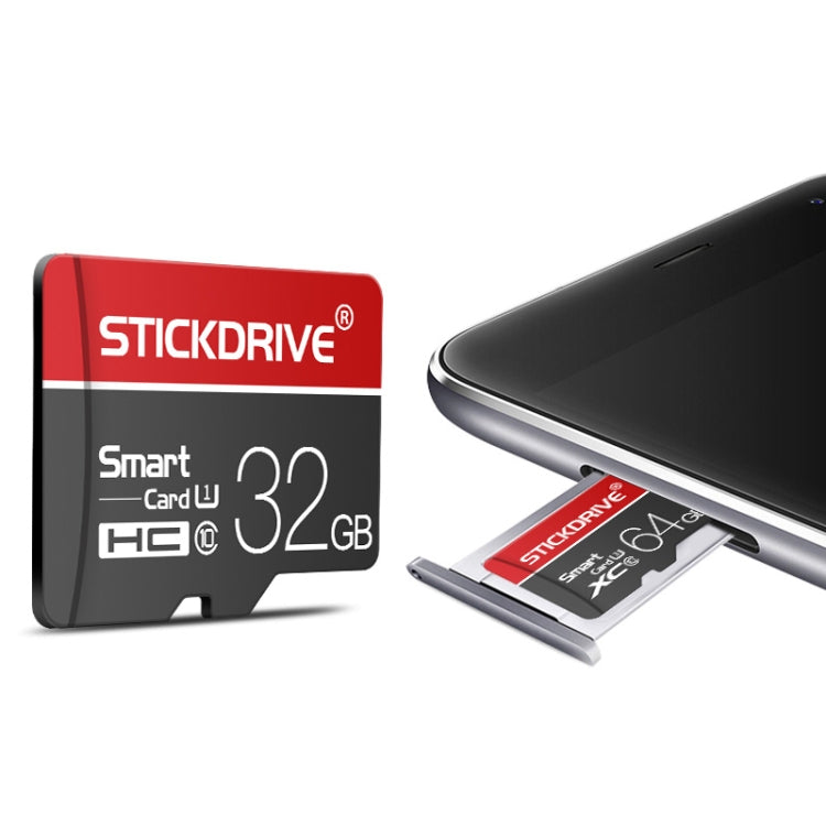 STICKDRIVE 128GB U3 White Line Red and Black TF(Micro SD) Memory Card - Micro SD Card by STICKDRIVE | Online Shopping South Africa | PMC Jewellery | Buy Now Pay Later Mobicred