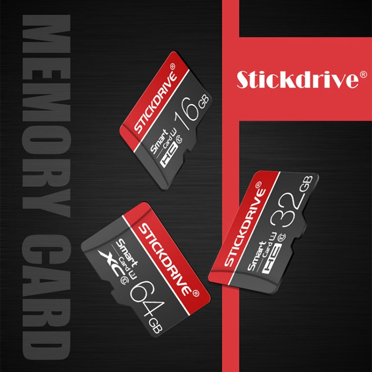 STICKDRIVE 128GB U3 White Line Red and Black TF(Micro SD) Memory Card - Micro SD Card by STICKDRIVE | Online Shopping South Africa | PMC Jewellery | Buy Now Pay Later Mobicred