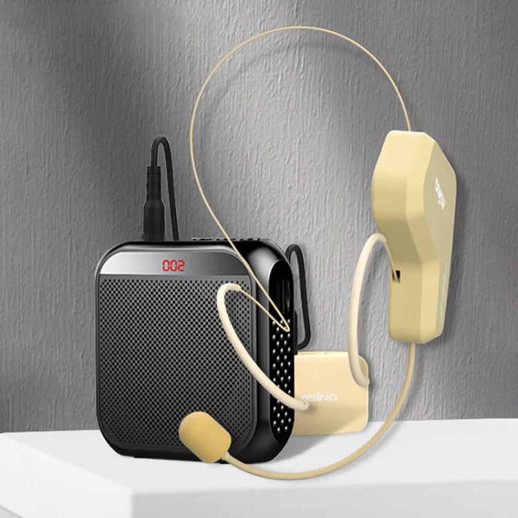 ASiNG  WM03 2.4G Wireless Microphone Headset Microphone Bluetooth Speaker Kit (Black) - Microphone by ASiNG | Online Shopping South Africa | PMC TechLife