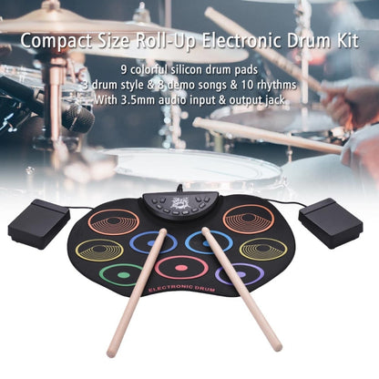 USB Colorful Hand Roll Electronic Drum Children Percussion Instrument - Percussion Instruments Accessories by PMC Jewellery | Online Shopping South Africa | PMC Jewellery