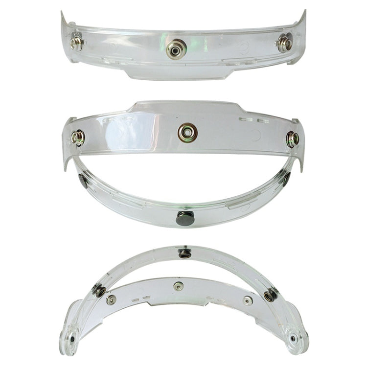 Soman Motorcycle Bubble Visor Open Face Helmet Visor Helmet Windshield Shield with Transparent Frame(Yellow) - free shipping - PMC TechLife - Order now!