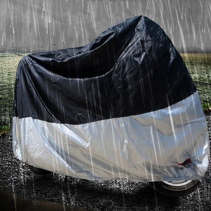 210D Oxford Cloth Motorcycle Electric Car Rainproof Dust-proof Cover, Size: XXL (Black) - Raincoat by PMC Jewellery | Online Shopping South Africa | PMC Jewellery | Buy Now Pay Later Mobicred