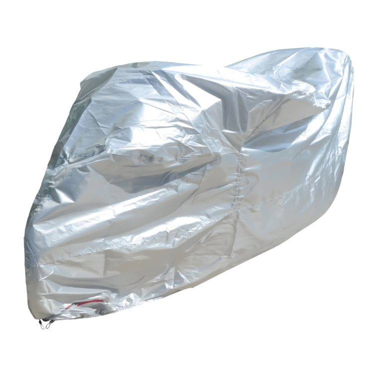 210D Oxford Cloth Motorcycle Electric Car Rainproof Dust-proof Cover, Size: XXXL (Silver) - Raincoat by PMC Jewellery | Online Shopping South Africa | PMC Jewellery | Buy Now Pay Later Mobicred