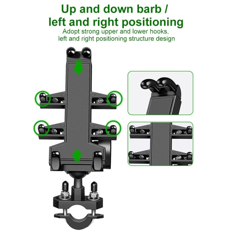 M8 Bolt Ball-Head Motorcycle Multi-function Eight-jaw Aluminum Phone Navigation Bracket with Anti-theft Knobs - free shipping - PMC TechLife - Order now!