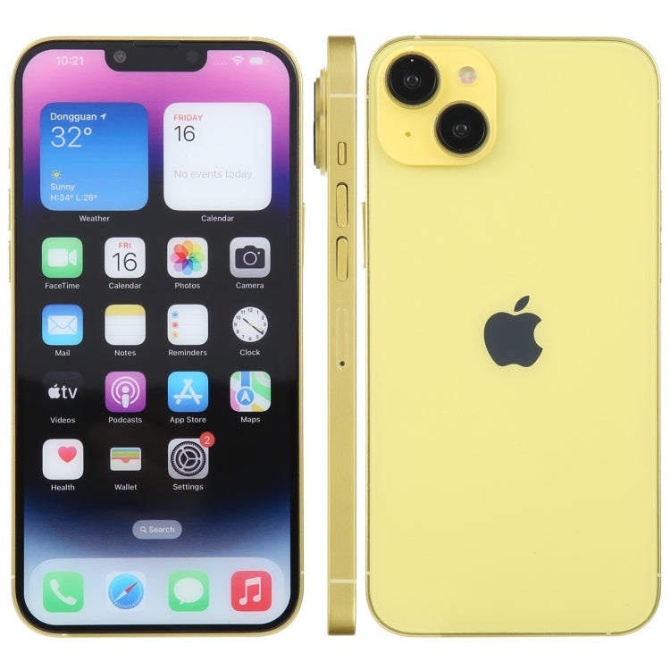 For iPhone 14 Color Screen Non-Working Fake Dummy Display Model(Yellow) - For iPhone & iPad by PMC Jewellery | Online Shopping South Africa | PMC Jewellery