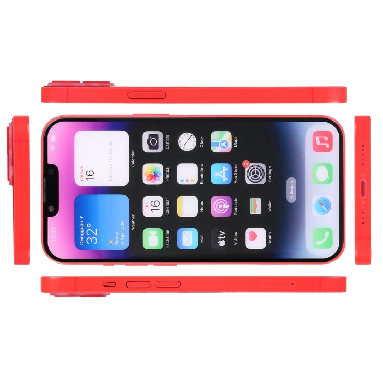 For iPhone 14 Plus Color Screen Non-Working Fake Dummy Display Model (Red) - For iPhone & iPad by PMC Jewellery | Online Shopping South Africa | PMC Jewellery | Buy Now Pay Later Mobicred