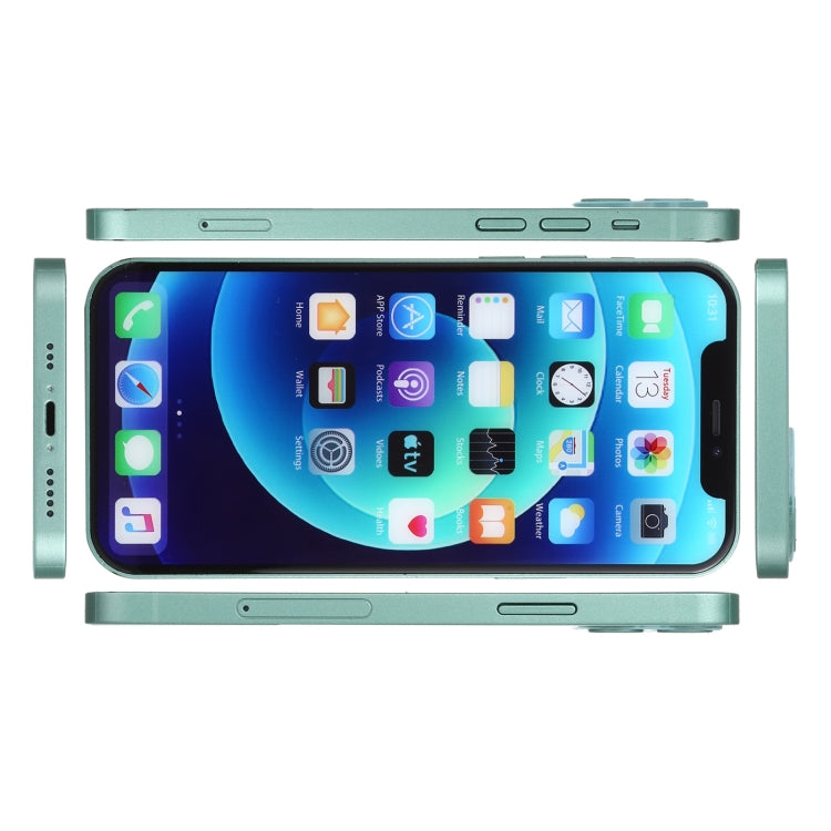 For iPhone 12 Color Screen Non-Working Fake Dummy Display Model(Green) - For iPhone & iPad by PMC Jewellery | Online Shopping South Africa | PMC Jewellery | Buy Now Pay Later Mobicred