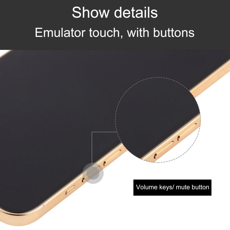 For iPhone 13 Pro Black Screen Non-Working Fake Dummy Display Model (Gold) - For iPhone & iPad by PMC TechLife | Online Shopping South Africa | PMC TechLife