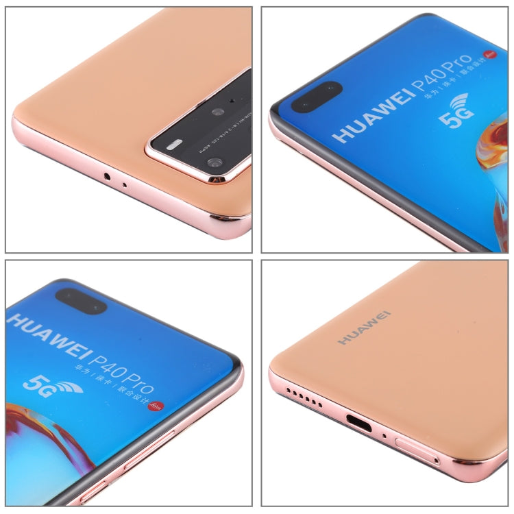 For Huawei P40 Pro 5G Color Screen Non-Working Fake Dummy Display Model (Gold) - For Huawei by PMC Jewellery | Online Shopping South Africa | PMC Jewellery | Buy Now Pay Later Mobicred