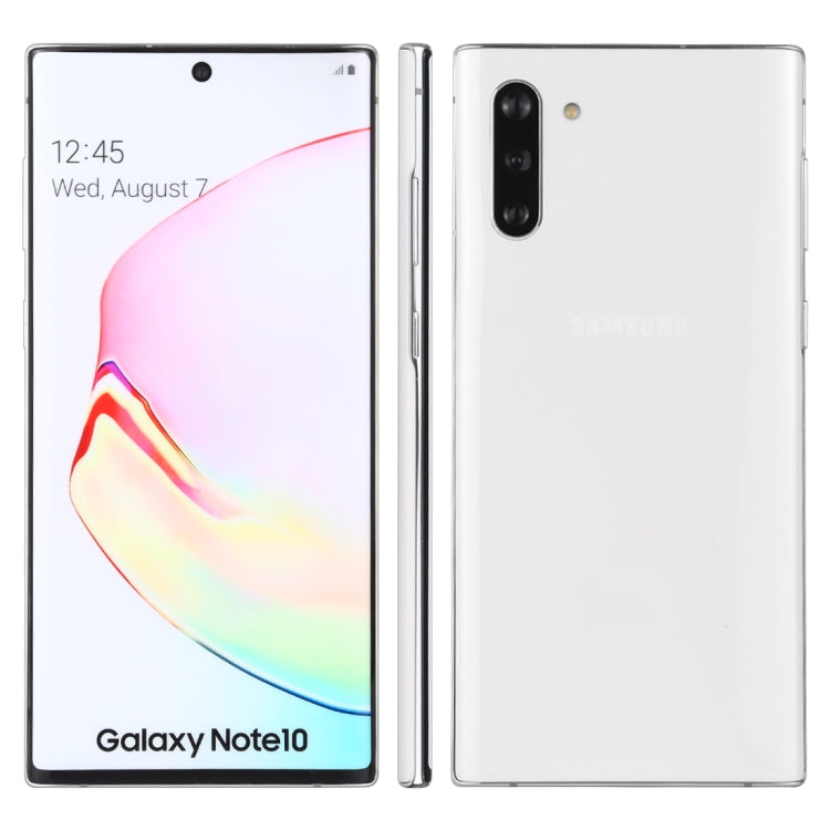 For Galaxy Note 10 Original Color Screen Non-Working Fake Dummy Display Model (White) - For Galaxy by PMC Jewellery | Online Shopping South Africa | PMC Jewellery | Buy Now Pay Later Mobicred