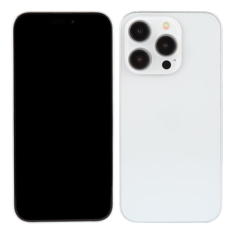 For iPhone 15 Pro Black Screen Non-Working Fake Dummy Display Model (White Titanium) - free shipping - PMC TechLife - Order now!