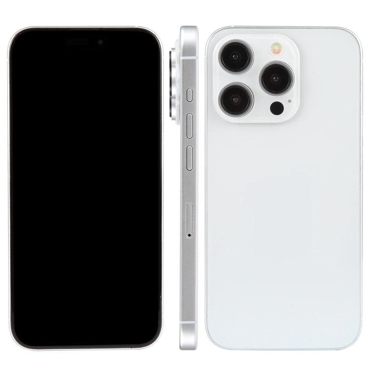 For iPhone 15 Pro Max Black Screen Non-Working Fake Dummy Display Model (White) - For iPhone & iPad by PMC TechLife | Online Shopping South Africa | PMC TechLife