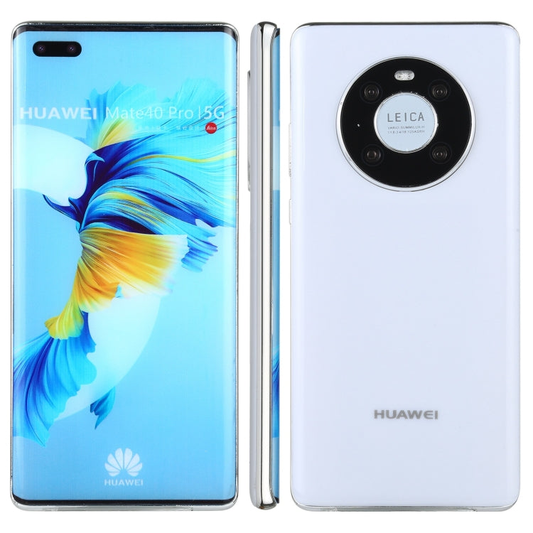 For Huawei Mate 40 Pro 5G Color Screen Non-Working Fake Dummy Display Model(White) - For Huawei by PMC Jewellery | Online Shopping South Africa | PMC Jewellery | Buy Now Pay Later Mobicred