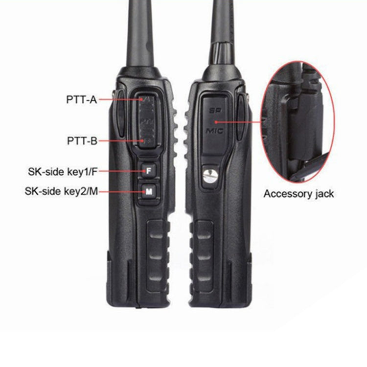 BaoFeng UV-82 5W Dual Band Two-Way Radio FM VHF UHF Handheld Walkie Talkie - Handheld Walkie Talkie by BAOFENG | Online Shopping South Africa | PMC Jewellery | Buy Now Pay Later Mobicred