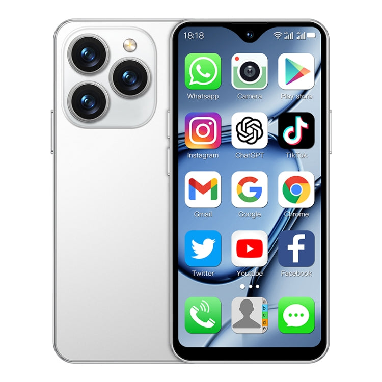 SOYES XS18 Pro Max, 2GB+16GB, Face ID, 4.3 inch Android 8.1 MTK6737A Quad Core, Network: 4G, OTG, Dual SIM (White) - SOYES by SOYES | Online Shopping South Africa | PMC Jewellery | Buy Now Pay Later Mobicred