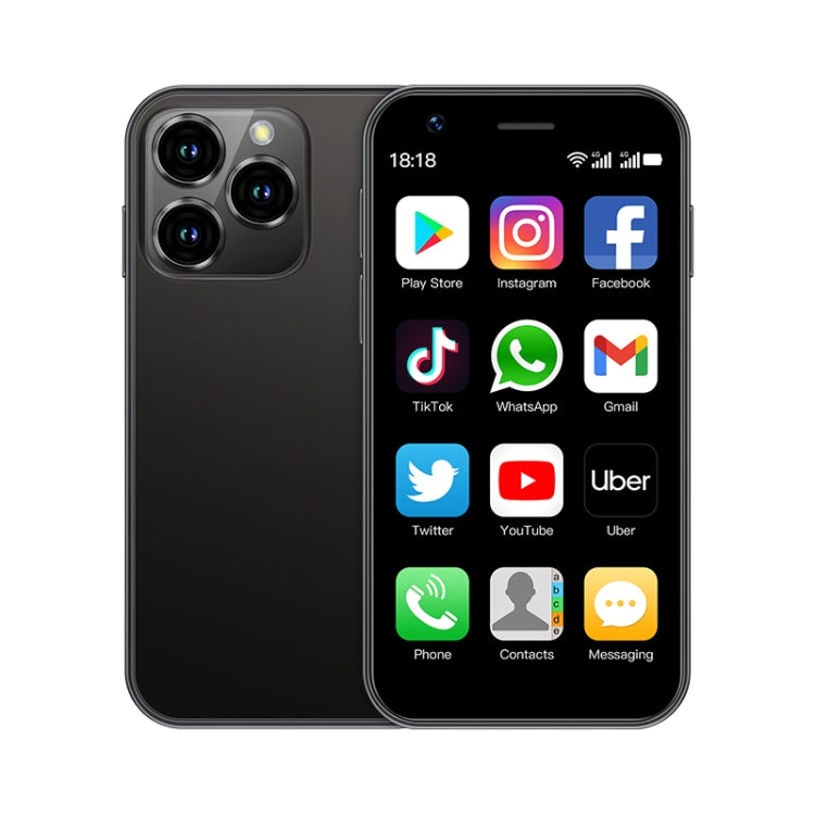 SOYES XS16, 2GB+16GB, 3.0 inch Android 10.0 MTK6737 Quad Core, Bluetooth, WiFi, Network: 4G, Dual SIM, Support Google Play Store (Black) - SOYES by SOYES | Online Shopping South Africa | PMC Jewellery | Buy Now Pay Later Mobicred