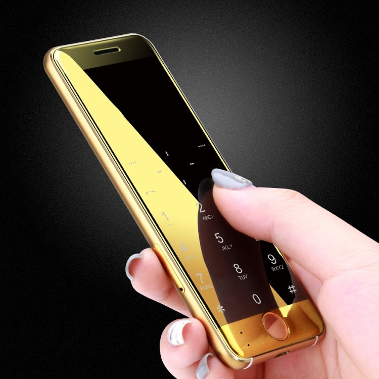 Ulcool V66+, 1.54 inch, MTK6261D, Support Bluetooth Sync, Bluetooth Dial, FM, Anti-lost, GSM, Dual SIM (Gold) - Others by PMC Jewellery | Online Shopping South Africa | PMC Jewellery | Buy Now Pay Later Mobicred