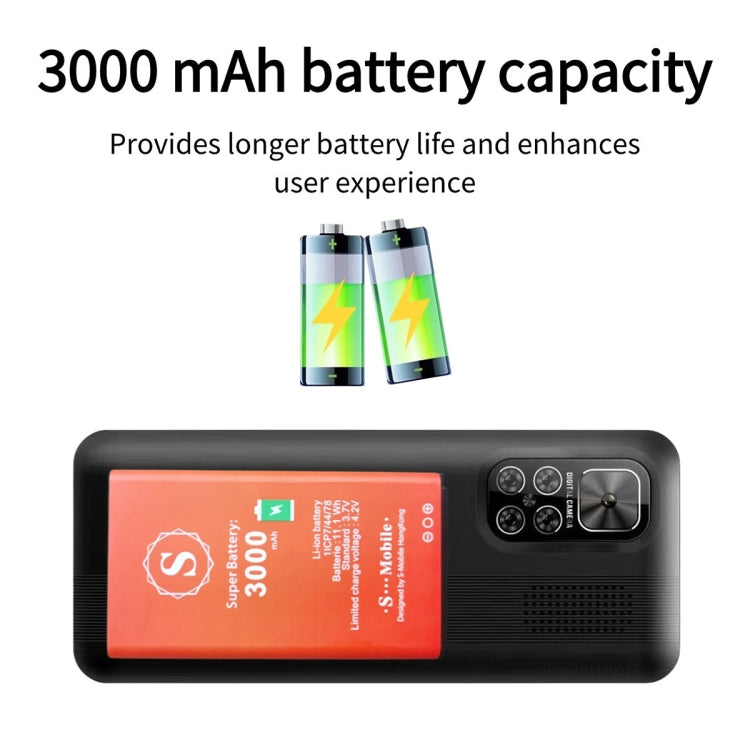 S5630, 2.8 inch, 3000mAh, 21 Key, Support Bluetooth, Flashlight, GSM, Quad SIM (Black) - SERVO by PMC Jewellery | Online Shopping South Africa | PMC Jewellery | Buy Now Pay Later Mobicred