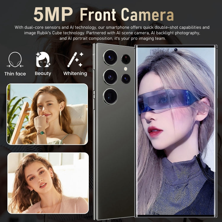 S24 Ultra / M106, 3GB+64GB, Face ID Identification, 6.75 inch Android 8.1 MTK6753 Octa Core, Network: 4G, Dual SIM (Grey) -  by PMC Jewellery | Online Shopping South Africa | PMC Jewellery | Buy Now Pay Later Mobicred