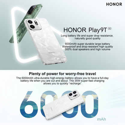 Honor Play9T 5G, 8GB+256GB, 6.77 inch MagicOS 8.0 Qualcomm Snapdragon 4 Gen2 Octa Core up to 2.2GHz, Network: 5G, OTG, Not Support Google Play (Black) - Honor by Huawei | Online Shopping South Africa | PMC Jewellery | Buy Now Pay Later Mobicred