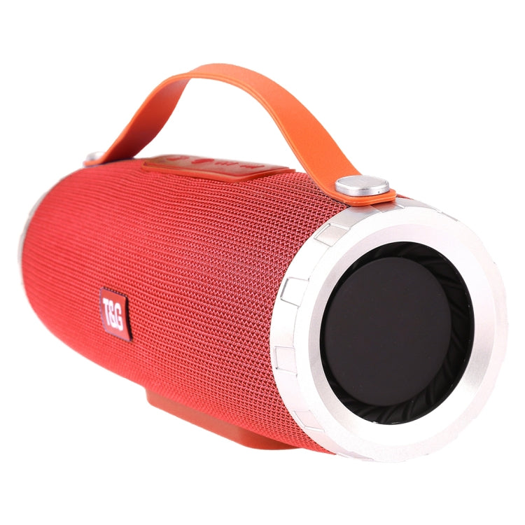 T&G TG109 Portable Wireless Bluetooth V4.2 Stereo Speaker with Handle, Built-in MIC, Support Hands-free Calls & TF Card & AUX IN & FM(Red) - Desktop Speaker by T&G | Online Shopping South Africa | PMC Jewellery | Buy Now Pay Later Mobicred