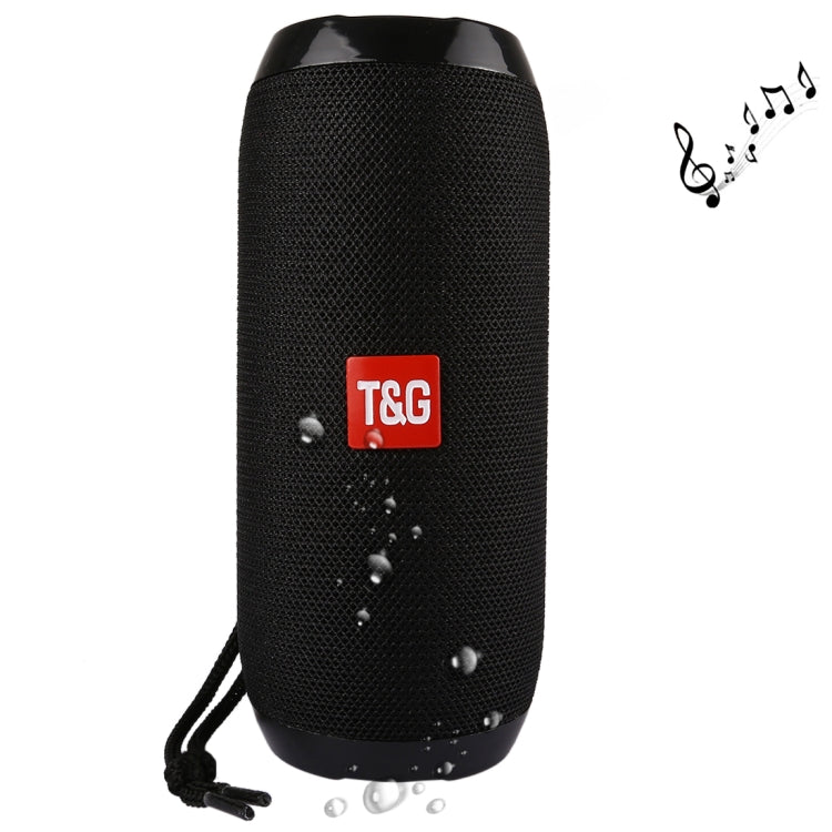 T&G TG117 Portable Bluetooth Stereo Speaker, with Built-in MIC, Support Hands-free Calls & TF Card & AUX IN & FM, Bluetooth Distance: 10m(Black) - Desktop Speaker by T&G | Online Shopping South Africa | PMC Jewellery | Buy Now Pay Later Mobicred