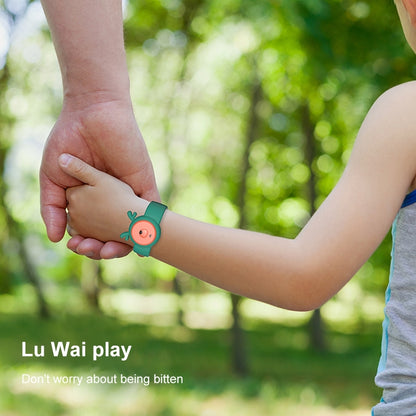 WT-M4 ABS+Silica Gel Children Mosquito Repellent Wristband (Green) - Repellent Wristband by PMC Jewellery | Online Shopping South Africa | PMC Jewellery | Buy Now Pay Later Mobicred