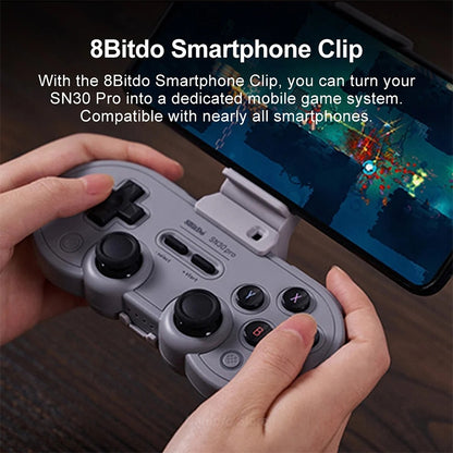 8BitDo SN30 Pro Bluetooth Gamepad Hall Version for Switch / Steam / PC / Android (Grey) - Gamepads by 8BitDo | Online Shopping South Africa | PMC Jewellery | Buy Now Pay Later Mobicred