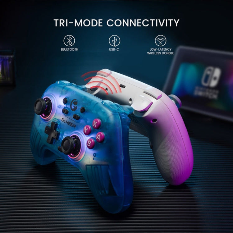 GameSir Nova NS T4N Wireless Gamepad Game Controller for Nintendo Switch (White) - free shipping - PMC Jewellery - Order now!