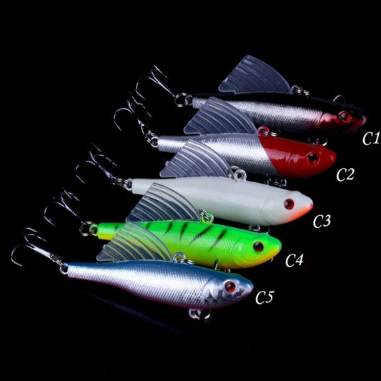 HENGJIA Fast-sinking Fishing Lures Bait 6.5cm/17.2g Wings VIB Pencil Lures Kit - Fishing Lures by HENGJIA | Online Shopping South Africa | PMC Jewellery | Buy Now Pay Later Mobicred