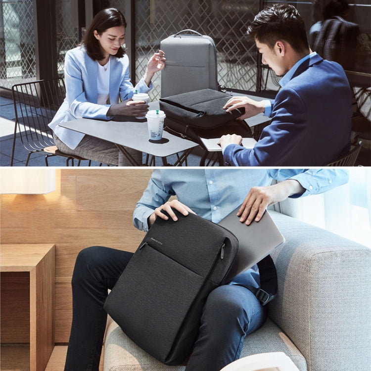 Original Xiaomi Waterproof Simple Backpack Laptop Bag for 15.6 inch Laptop(Light Grey) - Double-shoulder Bags by Xiaomi | Online Shopping South Africa | PMC Jewellery | Buy Now Pay Later Mobicred