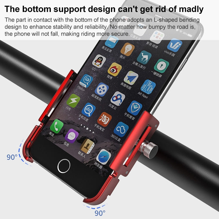 GUB P30 Aluminum Bike Phone Holder(Red) - free shipping - PMC TechLife - Order now!