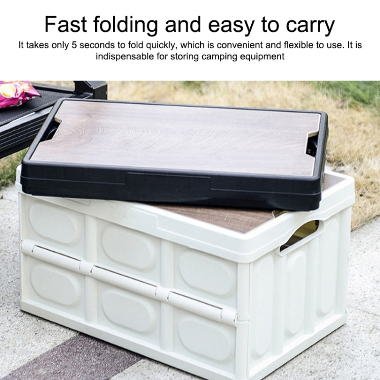 AOTU AT6916 30L Outdoor Multi-function Folding Car Storage Box(White) - Stowing Tidying by AOTU | Online Shopping South Africa | PMC Jewellery | Buy Now Pay Later Mobicred