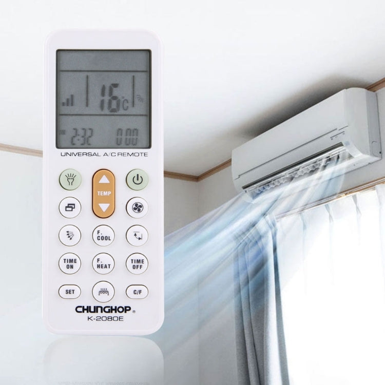 CHUNGHOP K-2080E Universal LCD Air-Conditioner Remote Controller - Air-Conditioner by CHUNGHOP | Online Shopping South Africa | PMc TechLife | Buy Now Pay Later Mobicred