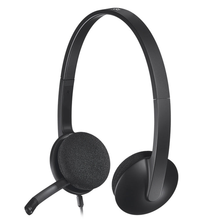 Logitech H340 Computer Office Education Training USB Interface Microphone Wired Headset - Multimedia Headset by Logitech | Online Shopping South Africa | PMC Jewellery | Buy Now Pay Later Mobicred