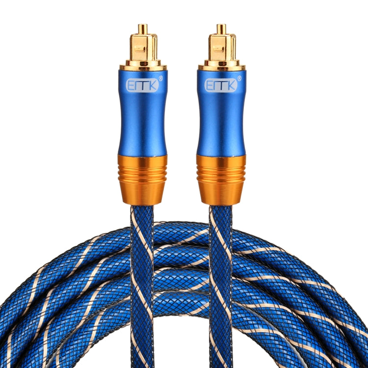 EMK LSYJ-A 2m OD6.0mm Gold Plated Metal Head Toslink Male to Male Digital Optical Audio Cable - Audio Optical Cables by EMK | Online Shopping South Africa | PMC Jewellery | Buy Now Pay Later Mobicred