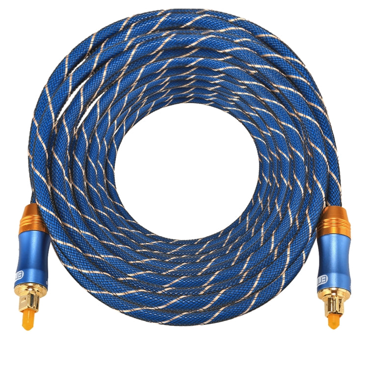 EMK LSYJ-A 10m OD6.0mm Gold Plated Metal Head Toslink Male to Male Digital Optical Audio Cable - Audio Optical Cables by EMK | Online Shopping South Africa | PMC Jewellery | Buy Now Pay Later Mobicred