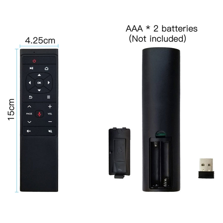 MT12 2.4G Air Mouse Remote Control with Fidelity Voice Input & IR Learning for PC & Android TV Box & Laptop & Projector - free shipping - PMC Jewellery - Order now!