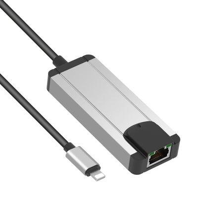 Onten 75002 8PIN to RJ45 Hub USB 2.0 Adapter(Silver) - USB 2.0 HUB by Onten | Online Shopping South Africa | PMC Jewellery | Buy Now Pay Later Mobicred