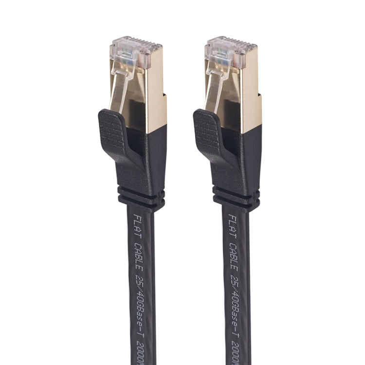 CAT8-2 Double Shielded CAT8 Flat Network LAN Cable, Length: 5m - Lan Cable and Tools by PMC TechLife | Online Shopping South Africa | PMC TechLife | Buy Now Pay Later Mobicred
