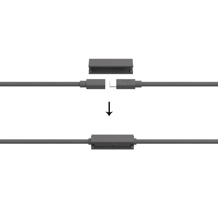 Logitech CC4000E Extension Microphone Extension Cable, Cable Length: 10m (Black) - free shipping - PMC Jewellery - Order now!