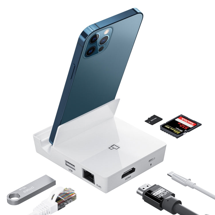 THT-020-1 Multi-functional HD Display Screen Converter with Network Card Function & Charging Base - free shipping - PMC TechLife - Order now!