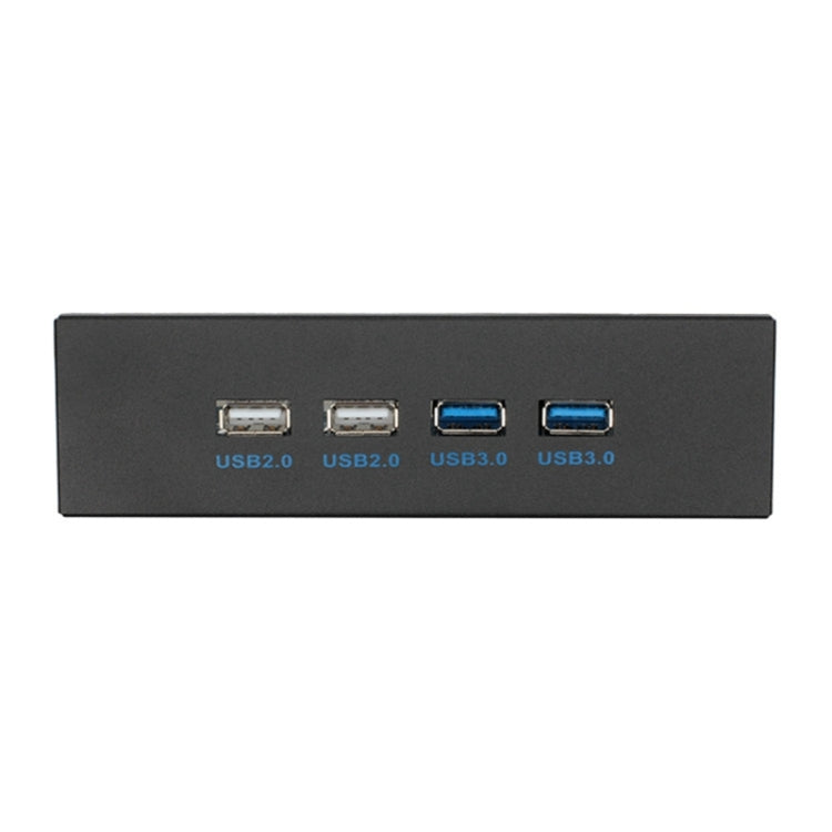 2 x USB 3.0 + 2 x USB 2.0 Optical Drive Front Panel - USB 3.0 by PMC Jewellery | Online Shopping South Africa | PMC Jewellery | Buy Now Pay Later Mobicred