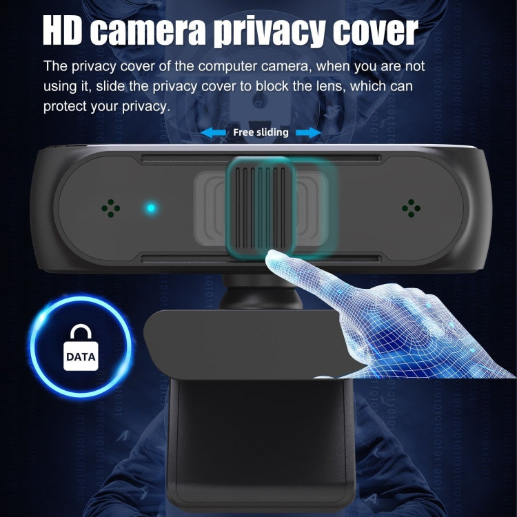 HA501 USB 5M 2.5K Rotate 360 ​​Degrees Auto-focus Camera With Microphone - HD Camera by PMC Jewellery | Online Shopping South Africa | PMC Jewellery | Buy Now Pay Later Mobicred
