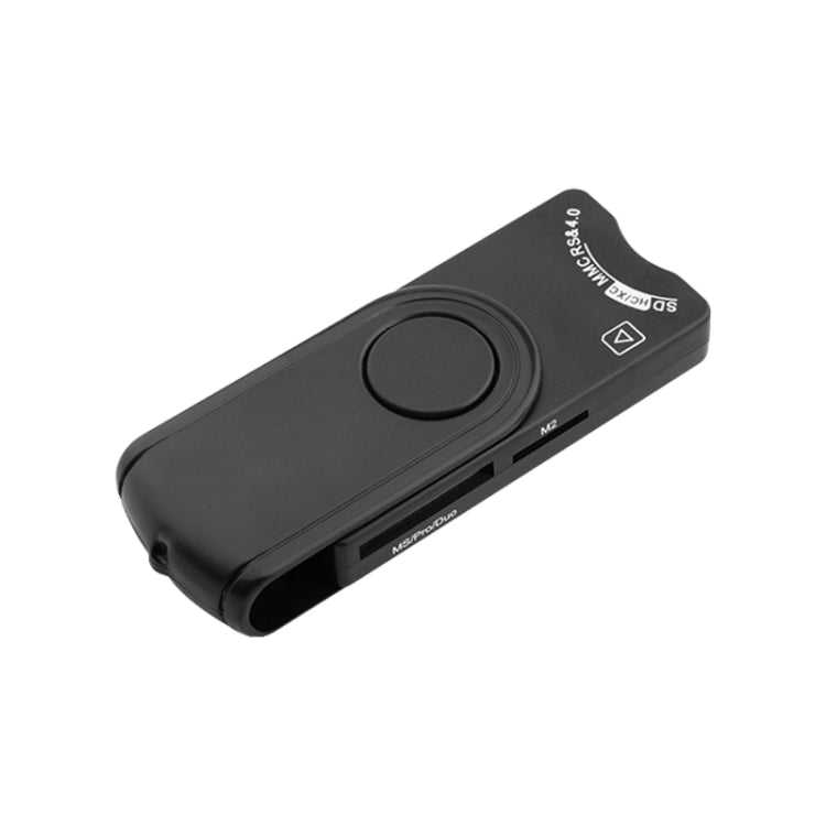 Rocketek SCR10 USB2.0 Smart Card / SD / TF / M2 / MS / SIM Card Reader -  by ROCKETEK | Online Shopping South Africa | PMC Jewellery | Buy Now Pay Later Mobicred