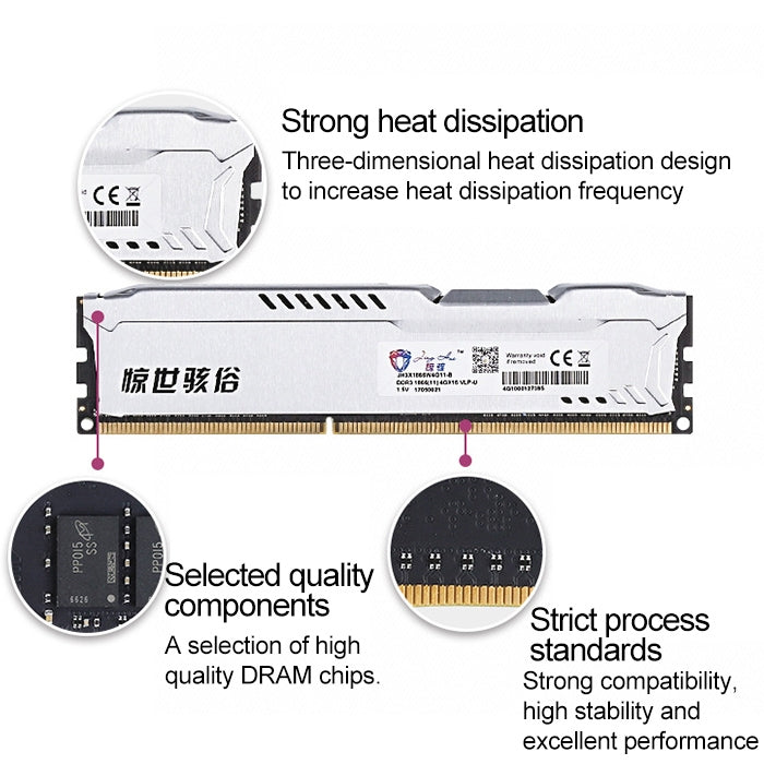 JingHai 1.25V DDR4 2400MHz 4GB Memory RAM Module for Desktop PC - RAMs by JingHai | Online Shopping South Africa | PMC Jewellery | Buy Now Pay Later Mobicred