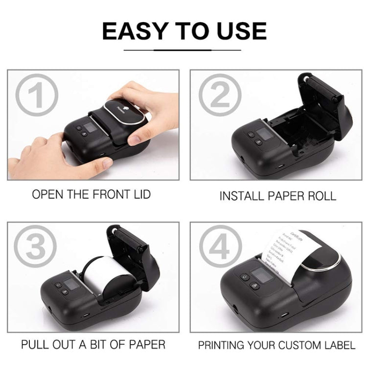 Phomemo M110 Home Handheld Mini Bluetooth Thermal Printer (Blue) - Printer by PMC TechLife | Online Shopping South Africa | PMC TechLife | Buy Now Pay Later Mobicred