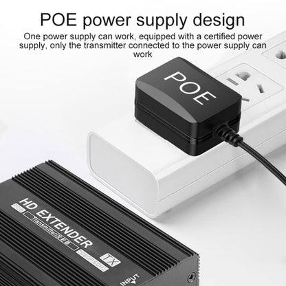 Measy ET1820 HDMI Extender Transmitter and Receiver Converter, POE Single Power Supply, Transmission Distance: 200m(UK Plug) - Amplifier by Measy | Online Shopping South Africa | PMC Jewellery | Buy Now Pay Later Mobicred