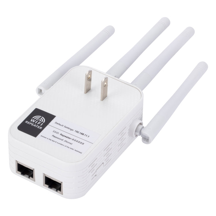 ZX-R08 1200Mbps 2.4G/5G Dual-Band WiFi Repeater Signal Amplifier, US Plug - Wireless Routers by PMC Jewellery | Online Shopping South Africa | PMC Jewellery | Buy Now Pay Later Mobicred